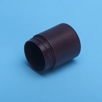 Rouleau de parfum en plastique noir cosmétique vide de 50ml 1.7oz personnalisé sur une bouteille de beurre de noix de coco emballage de bouteille de déodorant Makrup