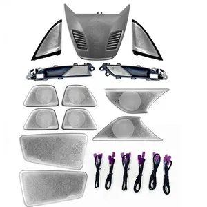 Kits de décoration intérieure automobile pour haut-parleurs stéréo avec éclairage LED pour notes moyennes à hautes, pour Série 5 G30 G38 - Product Image 2