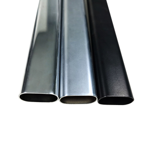 סיטונאי מפעל ישיר אספקת סגלגל מעקה מלתחה 30*15mm מלתחת צינור וילונות מוט - Product Image 1