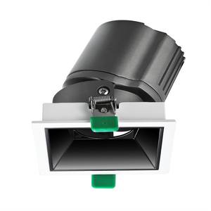 Cilindro <span class=keywords><strong>de</strong></span> arandela <span class=keywords><strong>de</strong></span> pared Aurora, 30W, yeso decorativo, techo, fuego, antideslumbrante, CCT, luz descendente LED COB regulable - Product Image 3