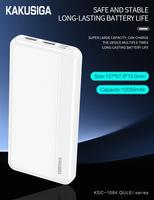 KAKUSIGA Factory Direct Sales Banque d'alimentation de haute qualité 10000mAh Essential de voyage pour téléphones, utilisation en extérieur avec entrée Type-C/Micro