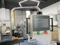 Máquina Etiquetadora Automática de Doble Cara con Motor Neumático PLC SIPUXIN para Botellas Planas, Alta Precisión, para Cosméticos, Lociones y Champús