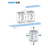 Disjoncteur CHINT NM8NDC 2 pôles PV DC MCCB 50A 63A 125A 160A 200A 225A 250A pour système solaire