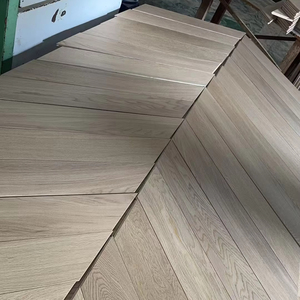 Parquet à pointe hongroise Parquet européen massif en bois de chêne Chevron - Product Image 6