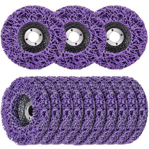 1 pezzo 100/115/125mm corallo Poly Strip disco diamantato mola disco per smerigliatrice angolare vernice rimozione ruggine OEM Abrasiv - Product Image 1