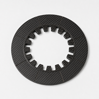Disque d'embrayage en fibre de carbone rigide à haute friction, usiné CNC, plaque épaisse mate en sergé 3K, fabrication en usine pour marque privée