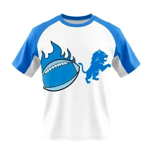 เสื้อยืด MARKAKRALI สำหรับงานซับลิเมชั่น แสดงออกถึงจิตวิญญาณนักกีฬาของคุณด้วยกราฟิกธีมกีฬาสีสันสดใสที่ปรับแต่งได้ - Product Image 3