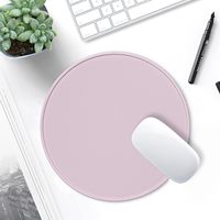 Alas Mouse Kain Karet Bulat Tahan Lama untuk Penggunaan Kantor, Dapat Disesuaikan, Cocok untuk Bahan Sublimasi