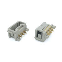 Conector Hembra Wedo2.0 6P6C, Terminal de Repuesto para Motor con Conector de Nylon Gris para Soldadura de PCB