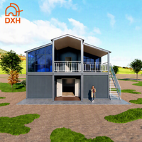 Fournisseurs chinois de maisons modulaires préfabriquées à deux étages, à bas prix, en conteneurs plats de 20 pieds et 40 pieds, villas, appartements