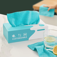 Chiffons de nettoyage en microfibre de qualité supérieure, lingettes lavables et réutilisables, serviettes de nettoyage pour la cuisine, séchage rapide, caractéristiques durables