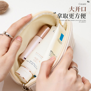 Bebelove Cosmetic Bag Light Blue Portable <b>Makeup</b> <b>Case</b> Travel Organizer - Product Image 3