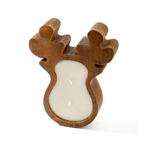 Porte-bougie et plateau <span class=keywords><strong>de</strong></span> présentation <span class=keywords><strong>en</strong></span> <span class=keywords><strong>bois</strong></span> massif <span class=keywords><strong>en</strong></span> forme <span class=keywords><strong>de</strong></span> sapin <span class=keywords><strong>de</strong></span> <span class=keywords><strong>Noël</strong></span> pour l'aromathérapie - Product Image 4