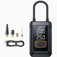 Pompe de gonflage portable embarquée 7,4 V ABS avec moniteur de pression des pneus et gonflage rapide