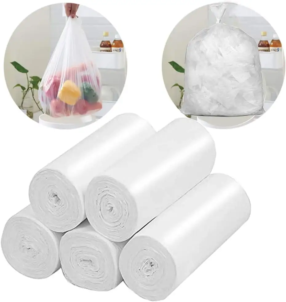 Biodegradable 3 Gallon Small Trash Bags Compostable Garbage Bag for Bathroom Office Kitchen