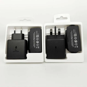 Fast <b>charging</b> 45W PD <b>adapter</b> charger for samsung Galaxy US EU UK power <b>adapter</b> plug with USB type C 5A cable OEM custom logo - Product Image 2