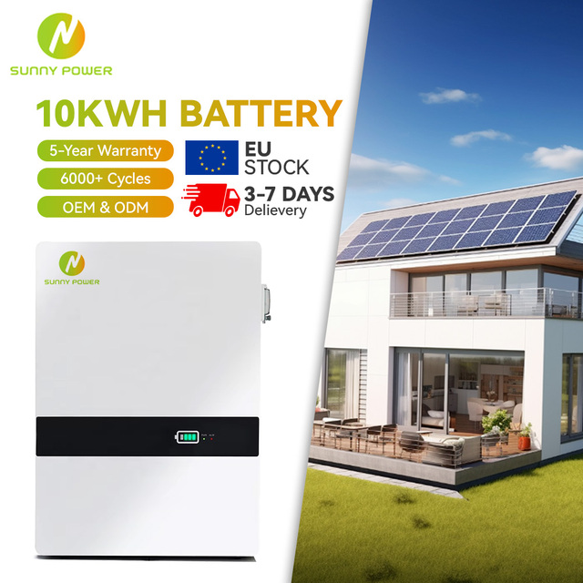 Solar Home Battery Backup 48 Volt 10Kwh 20Kwh 30Kwh Solar Lithium Battery Pack 6000Cycles Eu Stock