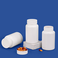 Flacon vide de haute qualité en plastique pour pilules, comprimés, médicaments, vitamines, capsules, stockage 100ML 150ML 200ML