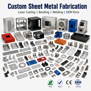 Top <b>Sheet</b> Metal Factory Custom Progressive Die Stamping Steel <b>Sheet</b> Metal Parts Precision Tolerance +/-0.01mm OEM Fabrication - Product Image 1