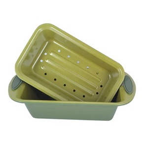Juego de Utensilios para Hornear de Acero al Carbono Ecológico, Personalizado, Antiadherente, Apto para Lavavajillas, Molde para Pastel, Bandejas para Hornear con Asas de Silicona, OKAY - Product Image 2