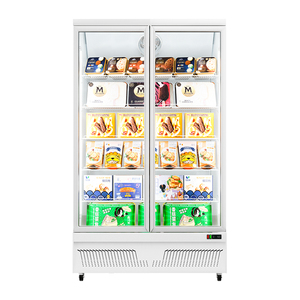 Réfrigérateur congélateur trois portes à dégivrage automatique, avec glacière basse, personnalisé, garantie OEM, pour supermarchés - Product Image 5