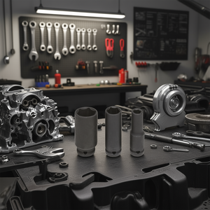 Fervi Long <b>Impact</b> <b>Socket</b> Wrench Set 10mm 12mm 14mm For Automotive Repair - Product Image 3