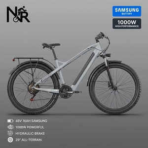 Wholesale 29" E-MTB 1000W 27-Speed Aluminum Alloy Frame Powerful Off-road Electric Bike for Cells 48V 16Ah Lithium Battery