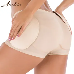 Forma de silicone feminina, modelador de corpo para mulheres, 4 almofadas, em bunda e quadril, roupa íntima, 2022