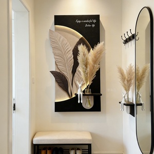 Peintures de luxe pour hôtels, décoration personnalisée, art en grès, peinture décorative pour la maison, plantes hydroponiques, peinture décorative LED lumineuse - Product Image 2