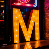Lettres lumineuses en acrylique 3D sans cadre, enseignes commerciales, panneaux d'affichage extérieurs imperméables, lettres de devanture de magasin avec conception gratuite