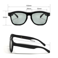 Lunettes Intelligentes IA avec Changement de Couleur Tactile, Réglage par Glissement, Interaction IA Intelligente Question-Réponse