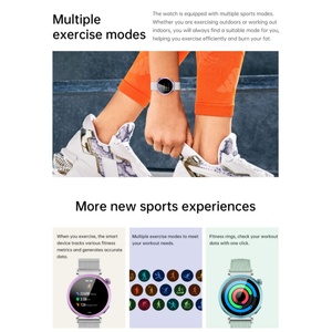 Montre connectée pour <span class=keywords><strong>femme</strong></span> SK9mini, nouvelle arrivée, mode, appels Bluetooth, surveillance <span class=keywords><strong>de</strong></span> <span class=keywords><strong>la</strong></span> fréquence cardiaque, <span class=keywords><strong>du</strong></span> sommeil, <span class=keywords><strong>de</strong></span> <span class=keywords><strong>la</strong></span> pression artérielle, étanche - Product Image 4