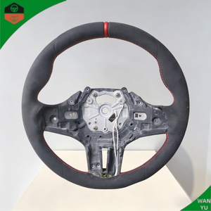 Volante de Fibra de Carbono con Base Plana y Calefacción para <span class=keywords><strong>BMW</strong></span>, Volante G22 430i Led G30 Pre Lci 6gt G32 540i 540 2017 2018 <span class=keywords><strong>2022</strong></span> - Product Image 2