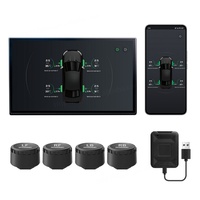 Accessoire universel pour voitures Android, grand écran, Bluetooth sans fil, capteur externe, système de surveillance de la pression des pneus