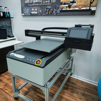 Multifuncional A1 A2 6090 5060 Máquina de impresora de inyección de tinta UV XP600 Cabezal de impresión para impresión automática de película plana UV Material flexible