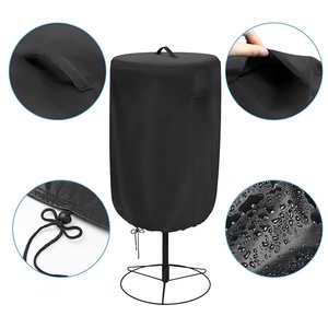 Autre housse de protection pour panier de golf, 26 pouces x 35 pouces, en polyester noir, imperméable, anti-poussière, pour protection extérieure - Product Image 4