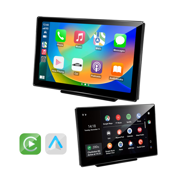 Android System 4+64G 10 Inch Car Navigation Wireless CarPlay Android Auto AirPlay Android Cast BT Call Music FM AUX Output