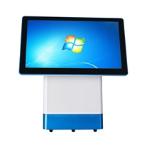 Сенсорный POS-терминал на Windows 10/11 с одним экраном 15,6 дюйма, сенсорный кассовый аппарат с термопринтером для эффективного управления розничной торговлей
