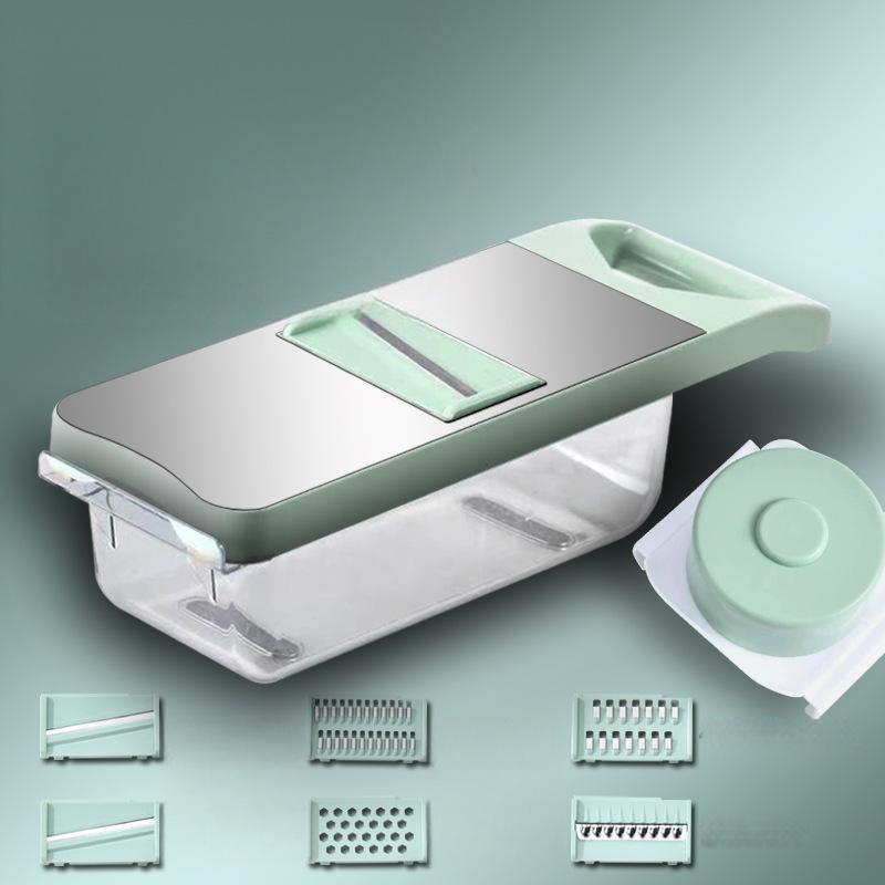 Green six blade magnetic suction model