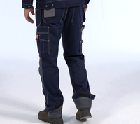 Traje de Trabajo Multibolsillos Resistente, con Bloques de Color, Refuerzos en Codos y Rodillas, Ropa de Trabajo Industrial para Fábrica, Bordado con Logotipo Personalizado