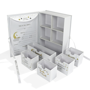 Tùy chỉnh sinh thái thân thiện trang trí tông giấy bé đầu tiên răng lưu niệm hộp với Ribbon - Product Image 3