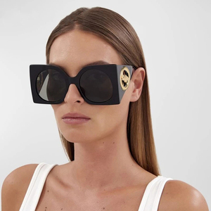 2024 Punk Oversized Square Colorful Women Sunglasses Fashion Vintage Rectangle Sun <strong>Glasses</strong> Green Gradient Trendy Shades Female - Product Image 2