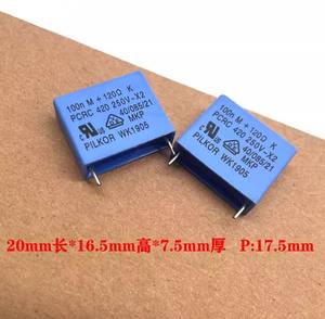 An toàn tụ <span class=keywords><strong>pilkor</strong></span> mkp 104 100nf 0.1UF 250V 275V 120R pcrc 420 17.5mm ARC đàn áp ban nhạc kháng tụ - Product Image 2