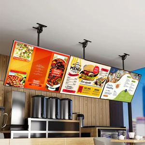 Écran d'Affichage Numérique Mural / Plafonnier LCD de 27, 32, 43, 50, 55, 65 Pouces, Publicitaire Android Intérieur, Tableau de Menu Numérique - Product Image 2