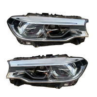 Pour BMW Série 5 G38, phares de voiture adaptés aux systèmes d'éclairage LED haut de gamme 18-20, phares 525/530