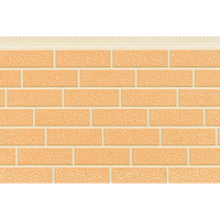 Bardage en métal Panneaux composites ignifuges en laine de roche d'acier pour murs sandwich industriels en PU pour hôtels maisons pour mur extérieur