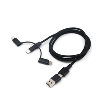 Câbles Accessoires couramment utilisés 6 en 1 Charge rapide PD60W Multi Usb Chargeur logo Type c 5V 3A Câble de charge pour iphone