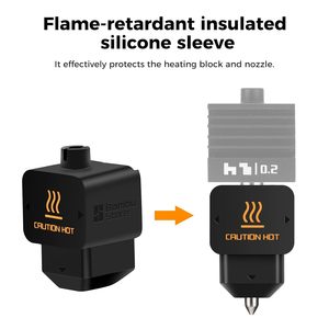 Chaussette en <span class=keywords><strong>silicone</strong></span> Bambu Lab pour Hotend H2D H2S H2C, accessoires et pièces de rechange pour <span class=keywords><strong>imprimante</strong></span> <span class=keywords><strong>3D</strong></span>, isolation thermique haute température - Product Image 6