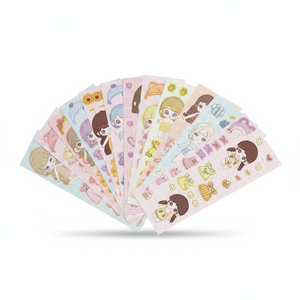 สติกเกอร์แต่งตัว สติกเกอร์กันน้ำและไม่ทิ้งคราบ สติกเกอร์เพื่อการศึกษาเหมาะสำหรับเด็ก วัสดุสำหรับสมุดบันทึกคุณภาพสูง - Product Image 1