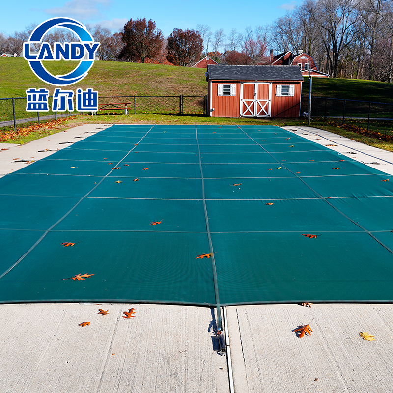Green safety pool covers